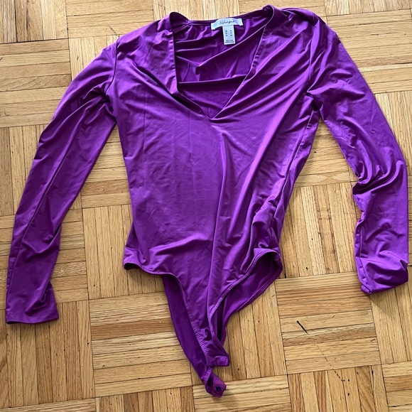 VTG 70’s shiny Retro disco shiny leotard - Picture 2 of 2